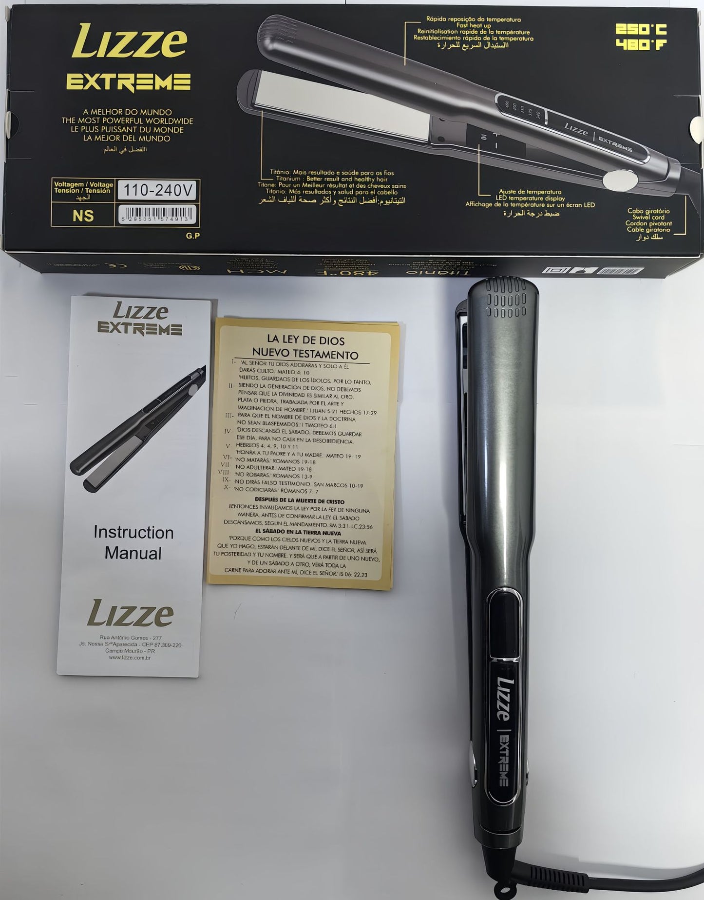 2-in-1 Professional Hair Straightener