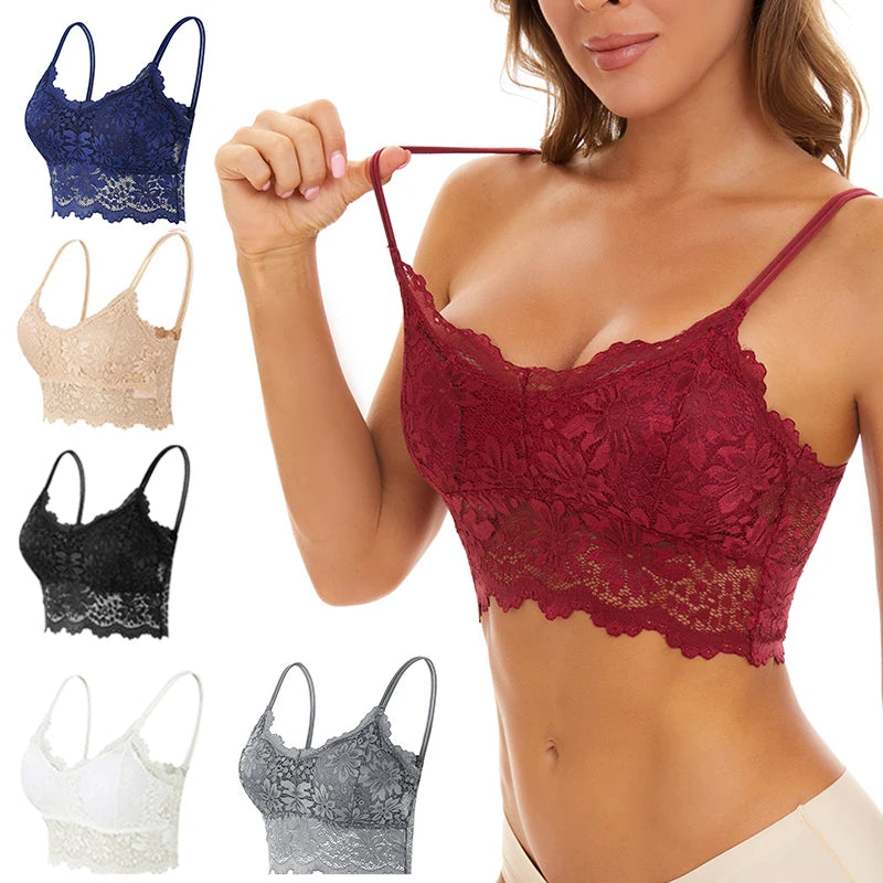 Soutien-gorge en dentelle confortable pour femme