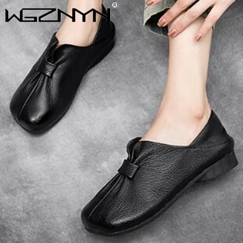 Comfortable Genuine Leather Shoes for Women 2023