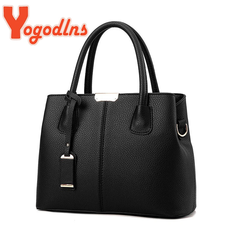 Luxury leather handbag for women