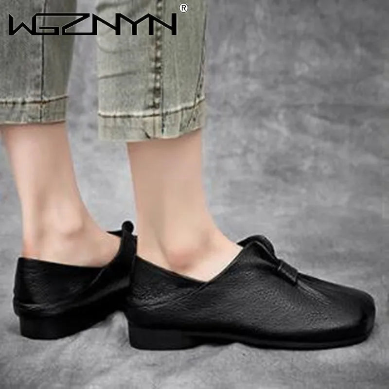 Comfortable Genuine Leather Shoes for Women 2023