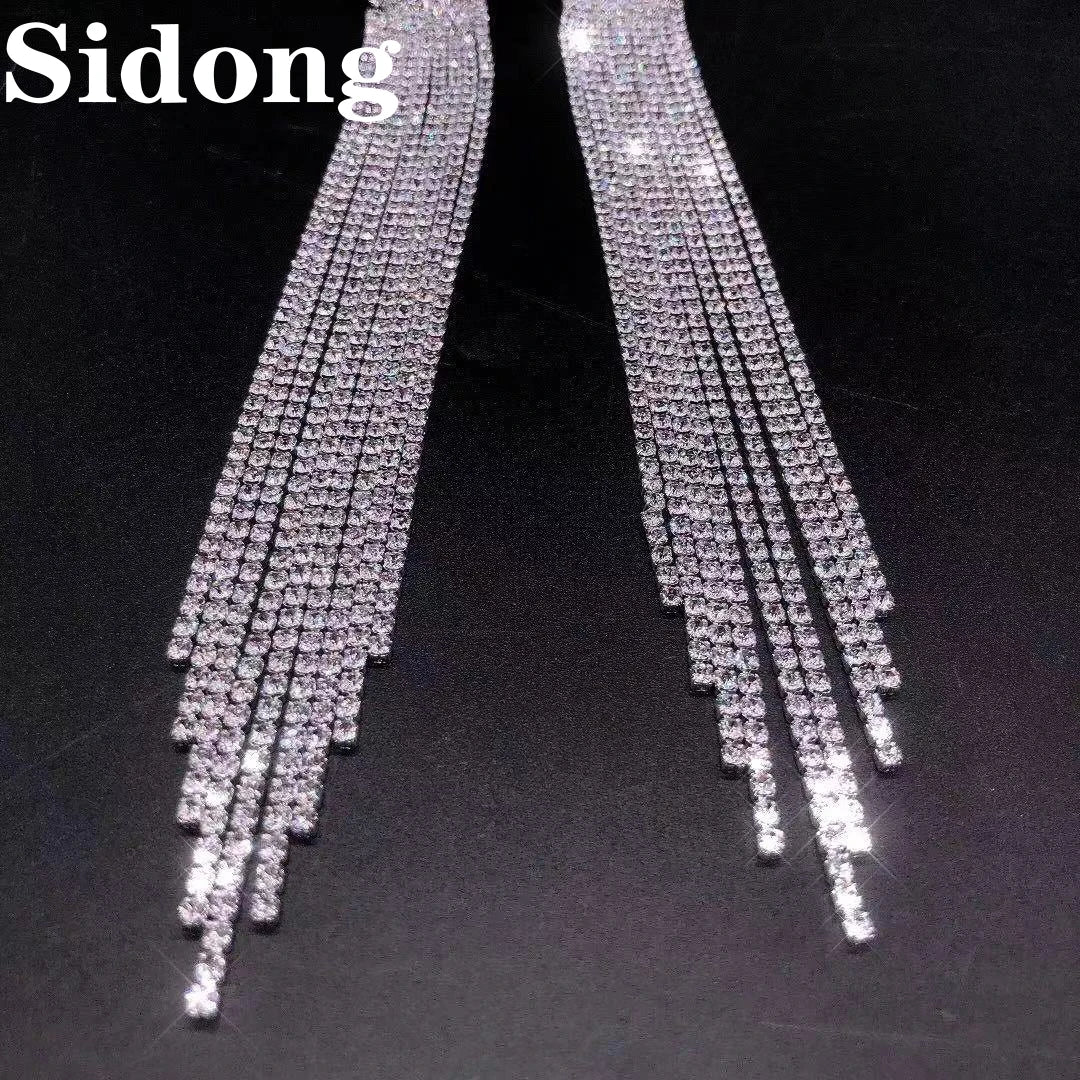 Crystal Zircon Earrings - Luxury and Elegance!