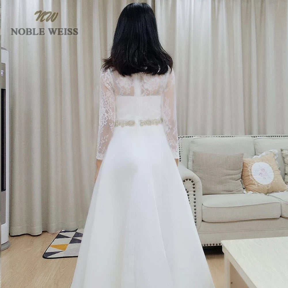 A-Line Organza Wedding Dress