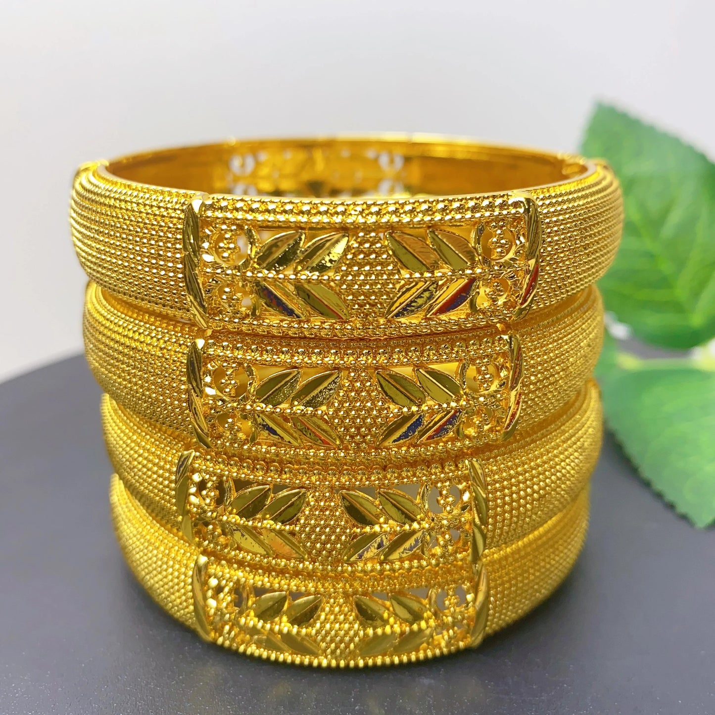 Luxury Dubai 24K Gold Bracelets - Noble and Delicate