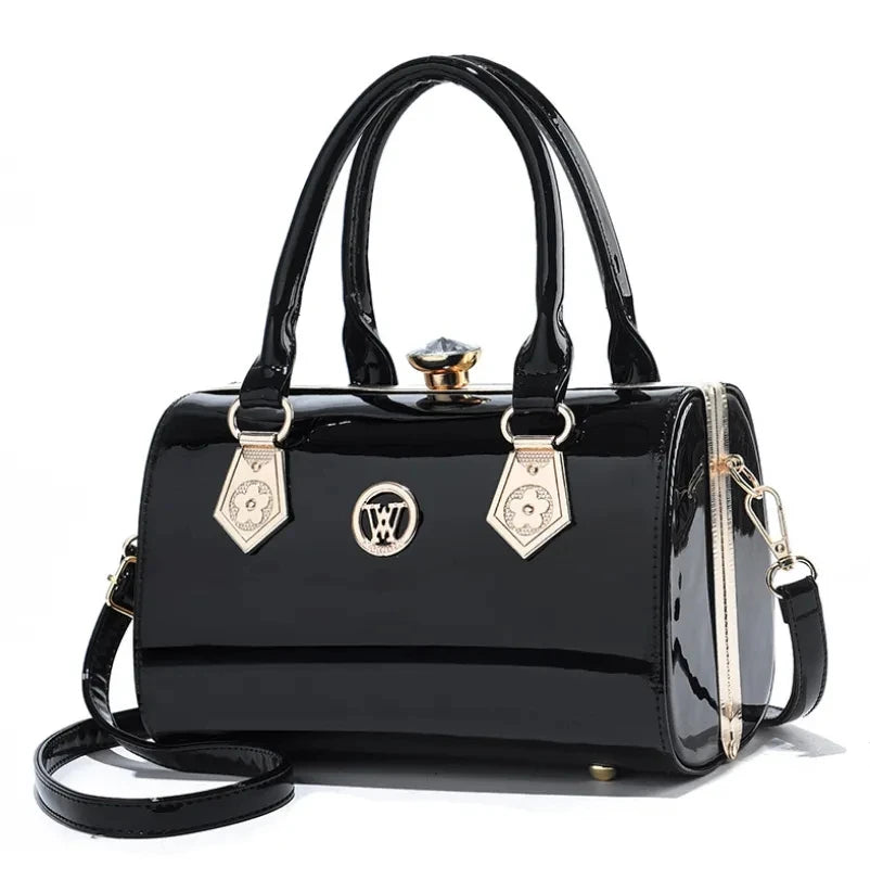 2023 Luxury Patent Leather European Brand Handbag