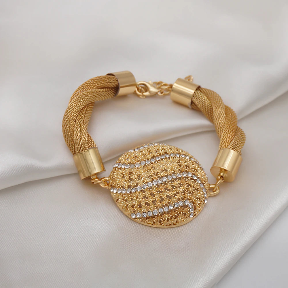 Luxury Jewelry Set - Gold Color for Wedding and Special Occasions