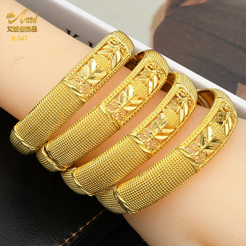 Luxury Dubai 24K Gold Bracelets - Noble and Delicate