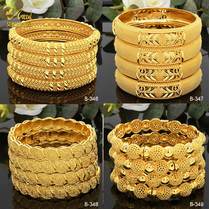 Luxury Dubai 24K Gold Bracelets - Noble and Delicate