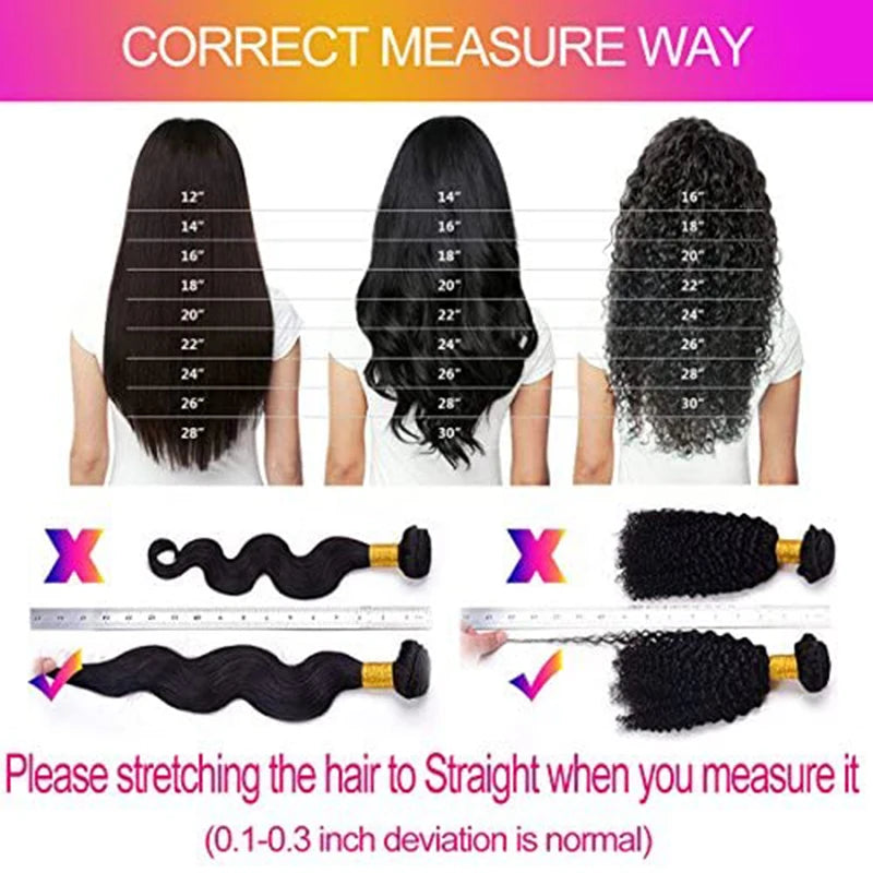 Water Wave Curly Hair Bundles 100% Human Hair