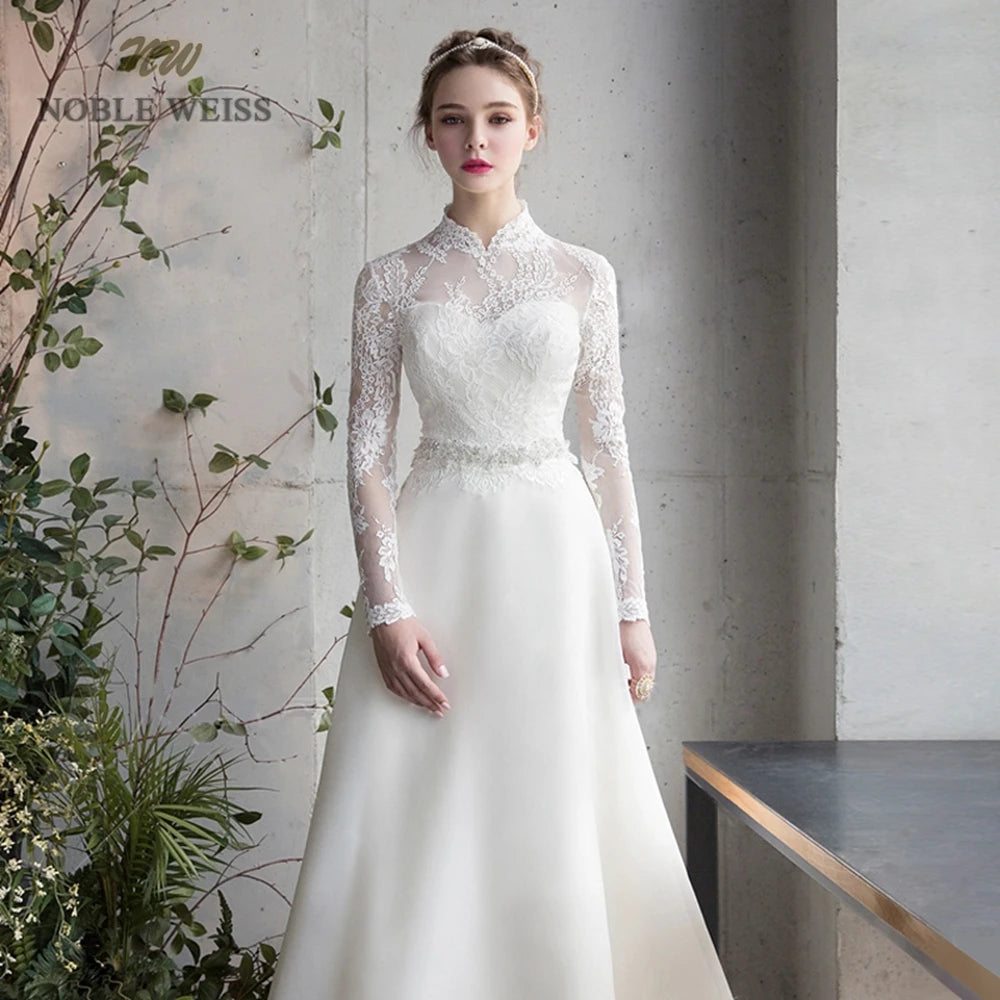 A-Line Organza Wedding Dress