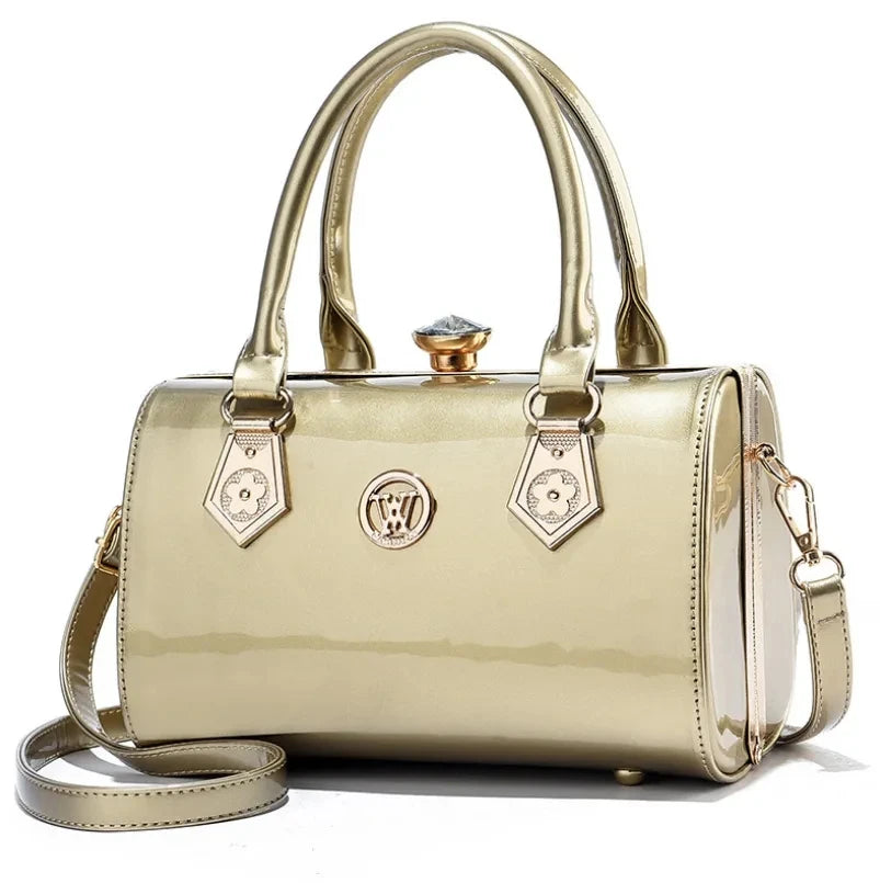 2023 Luxury Patent Leather European Brand Handbag