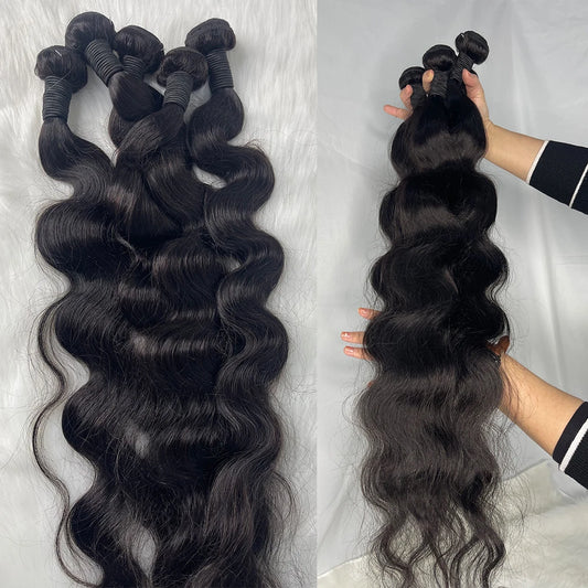 Extensions Cheveux Brésiliens Body Wave 28 30 32 Pouces - Qualité Virgin Remy