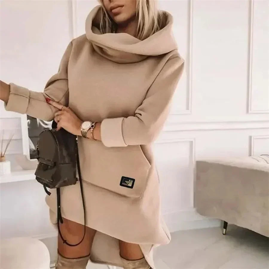 Women's Hoodie Dress - Trash Style and Trendy Winter