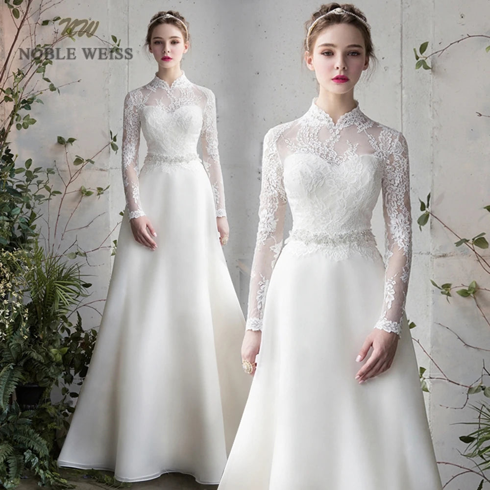 A-Line Organza Wedding Dress