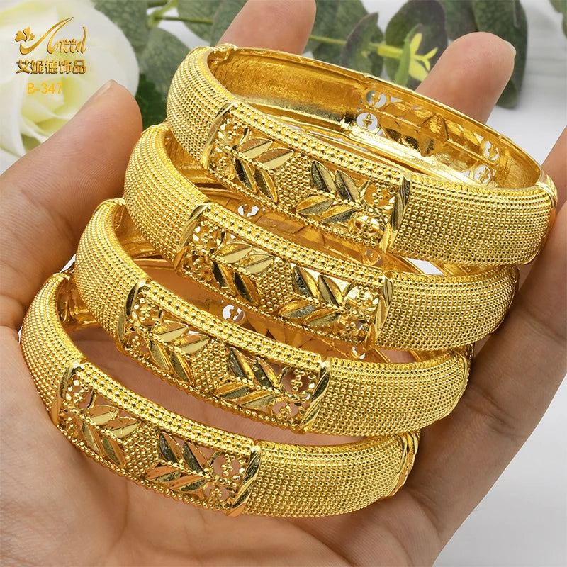 Luxury Dubai 24K Gold Bracelets - Noble and Delicate